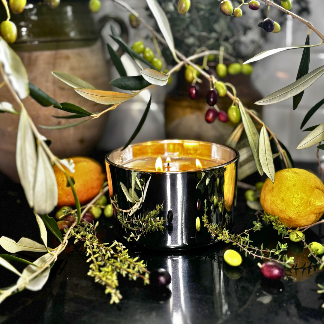 Thyme & Olive Leaf Soy Candle - Abbey Rose