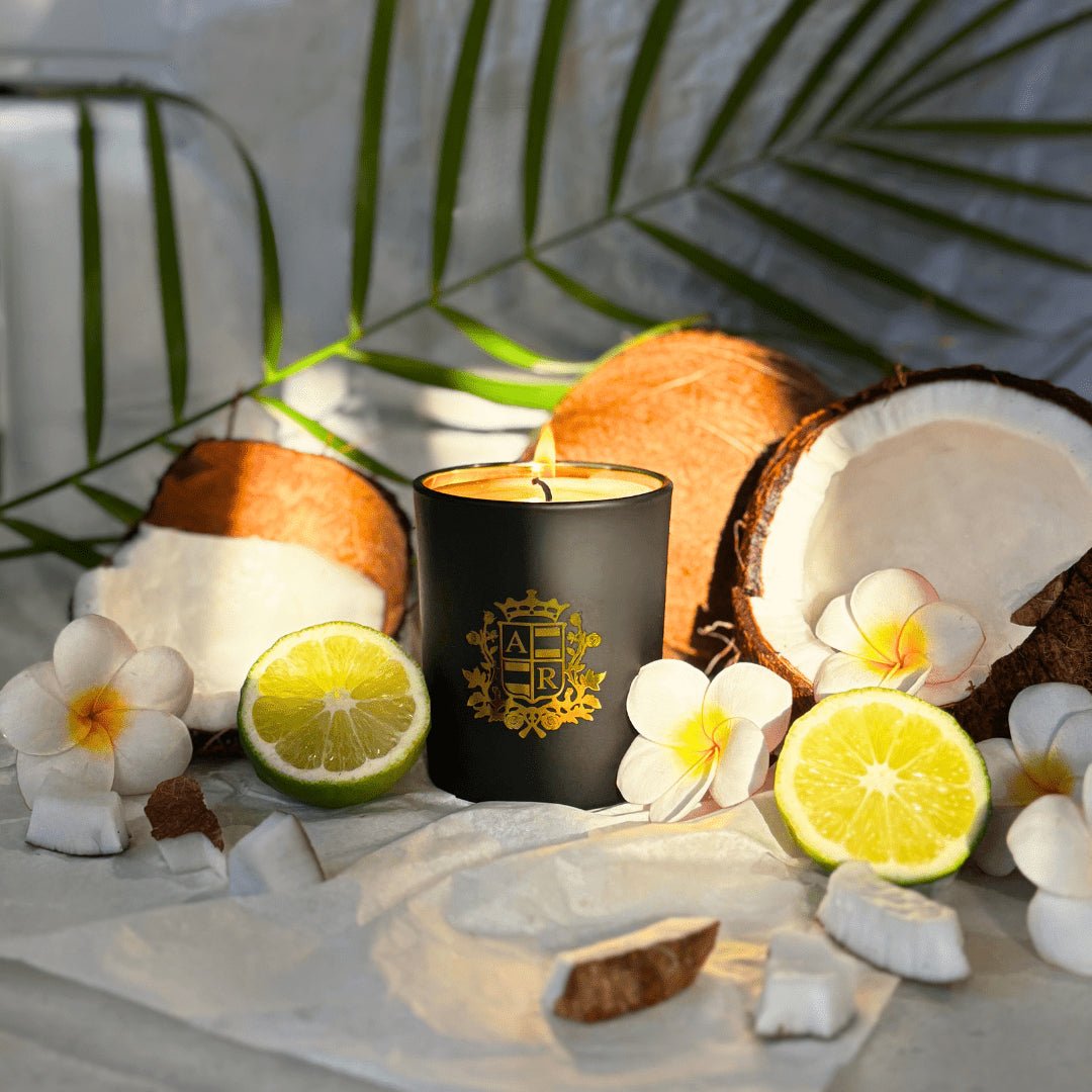 Tiare Flower & Coconut Candle - Abbey Rose
