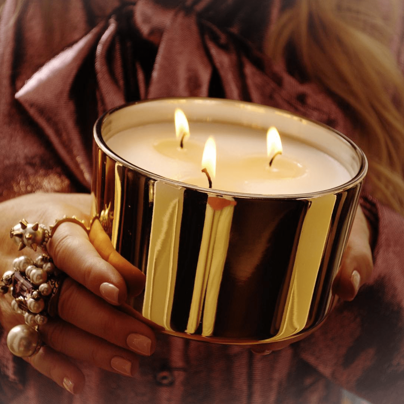 Unscented Candle - Abbey Rose
