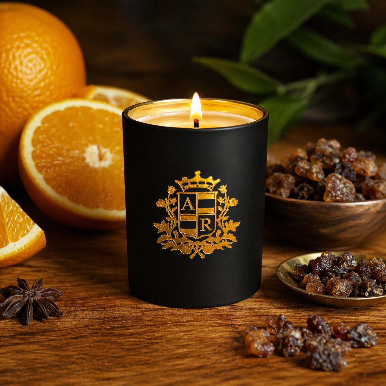 Vaccaro Orange & Myrrh Soy Candle - Abbey Rose