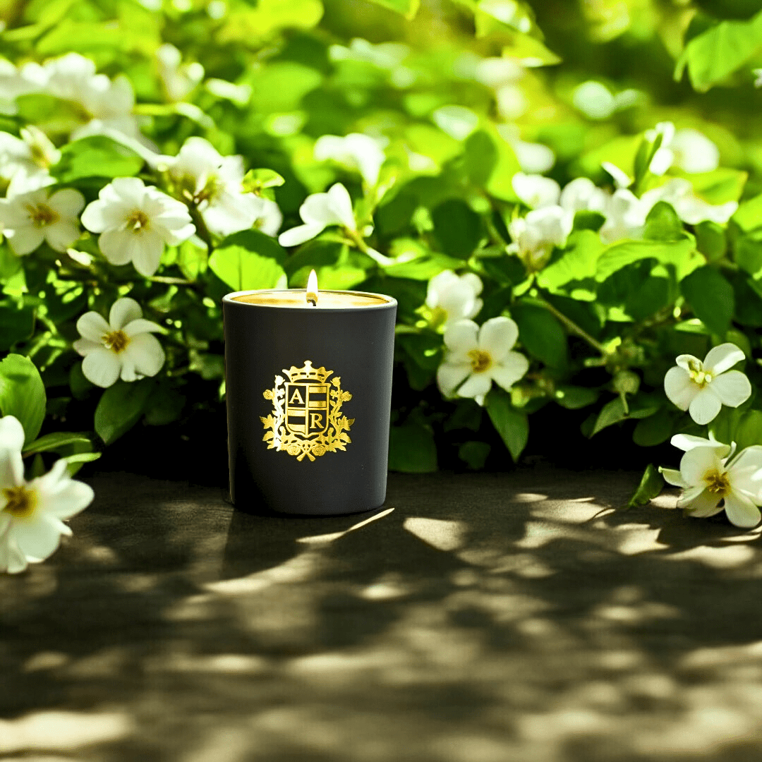 Vintage Gardenia Scented  Candle - Abbey Rose