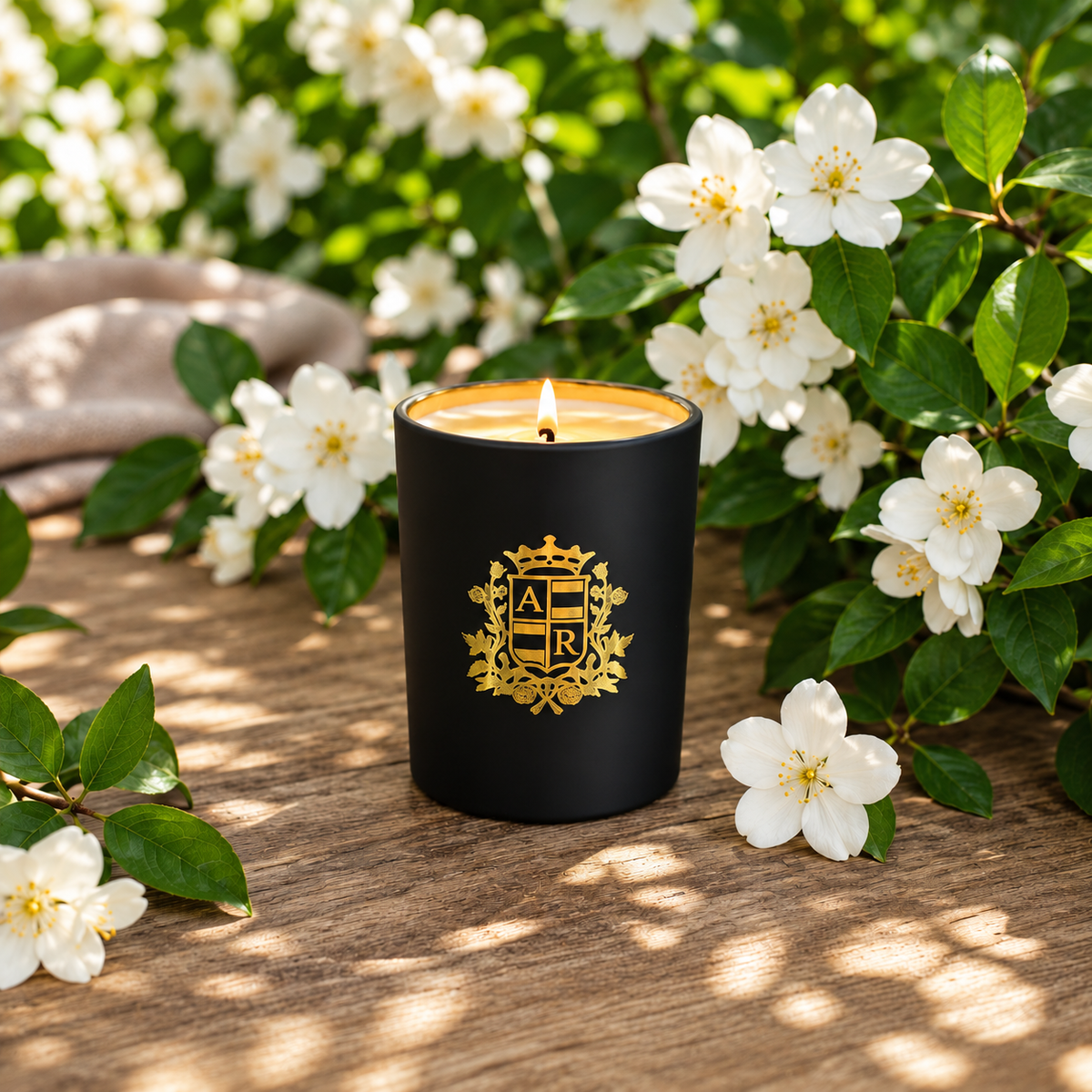 Vintage Gardenia Soy Candle - Abbey Rose