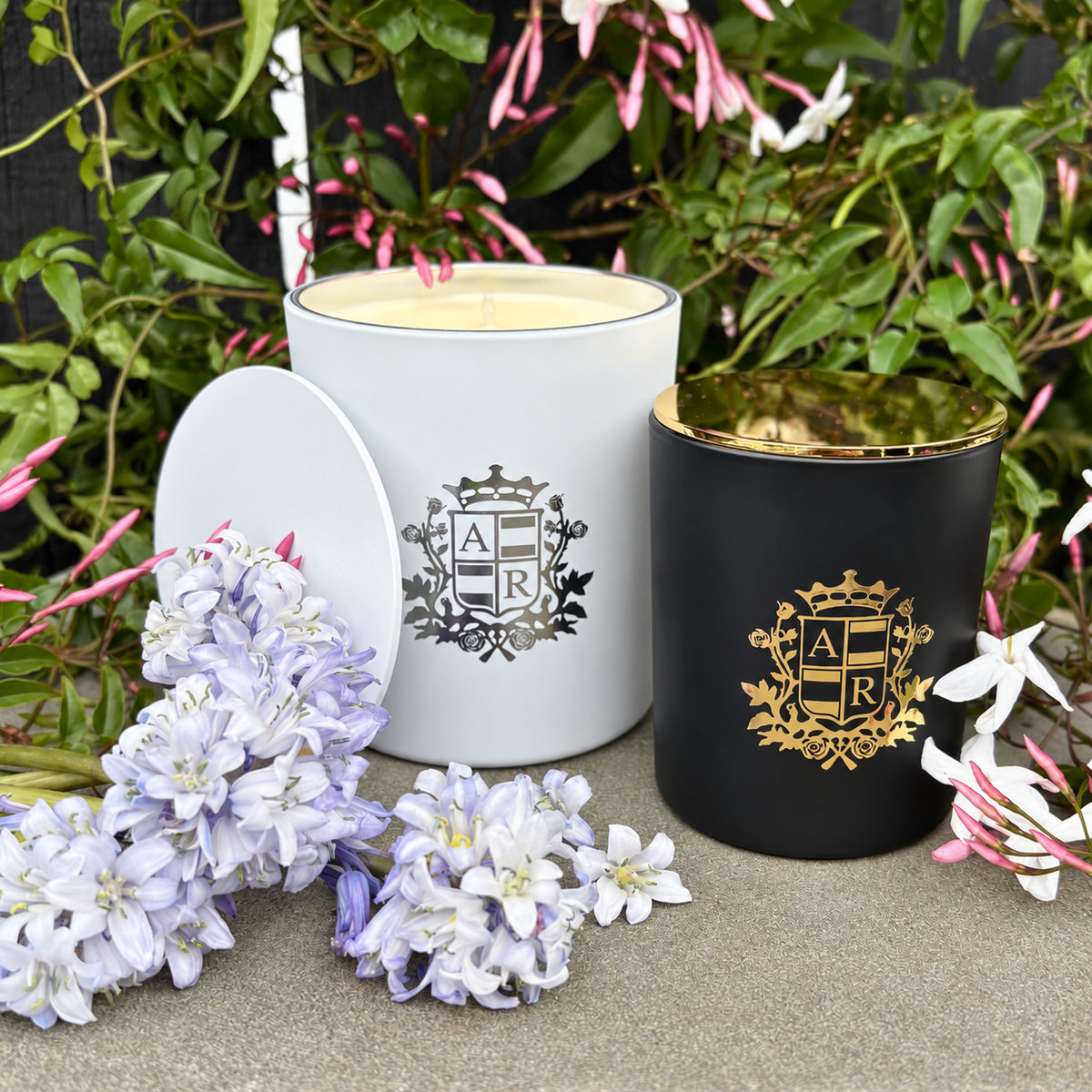 Wild Bluebell & Jasmine Soy Candle - Abbey Rose