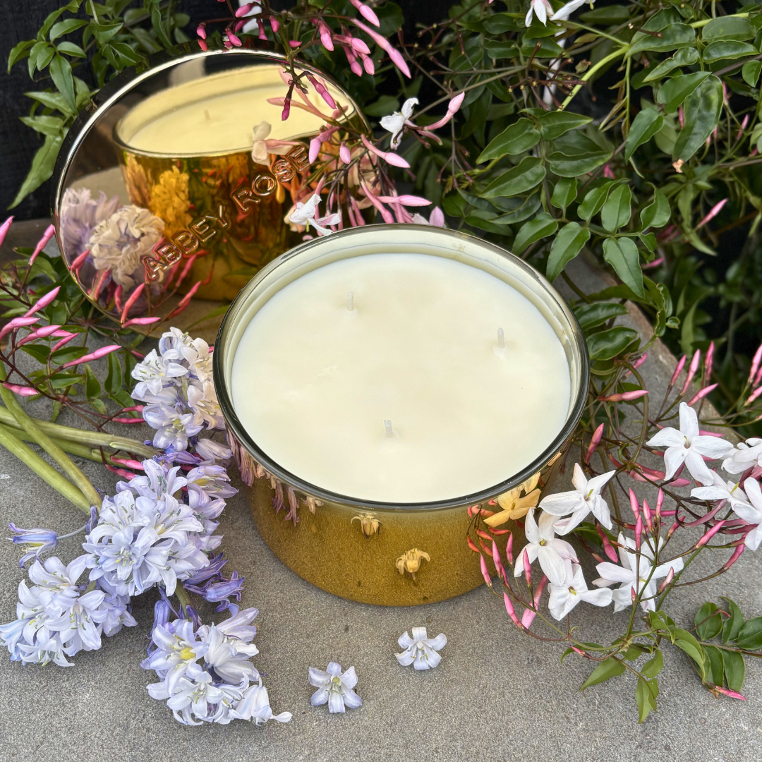 Wild Bluebell & Jasmine Soy Candle - Abbey Rose