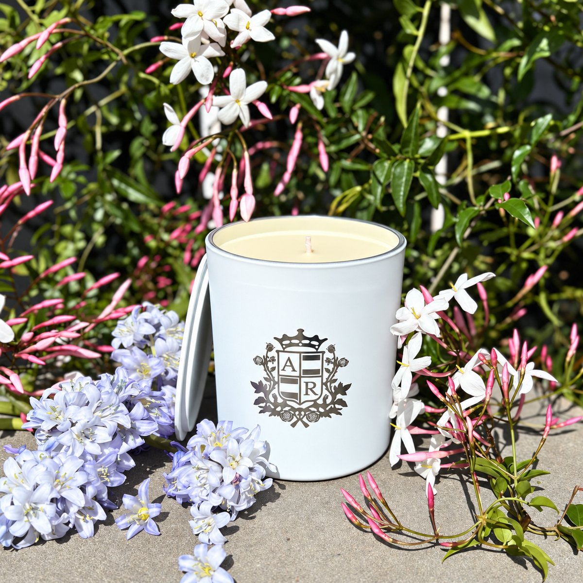 Wild Bluebell & Jasmine Soy Candle - Abbey Rose
