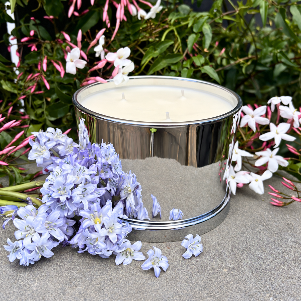 Wild Bluebell & Jasmine Soy Candle - Abbey Rose