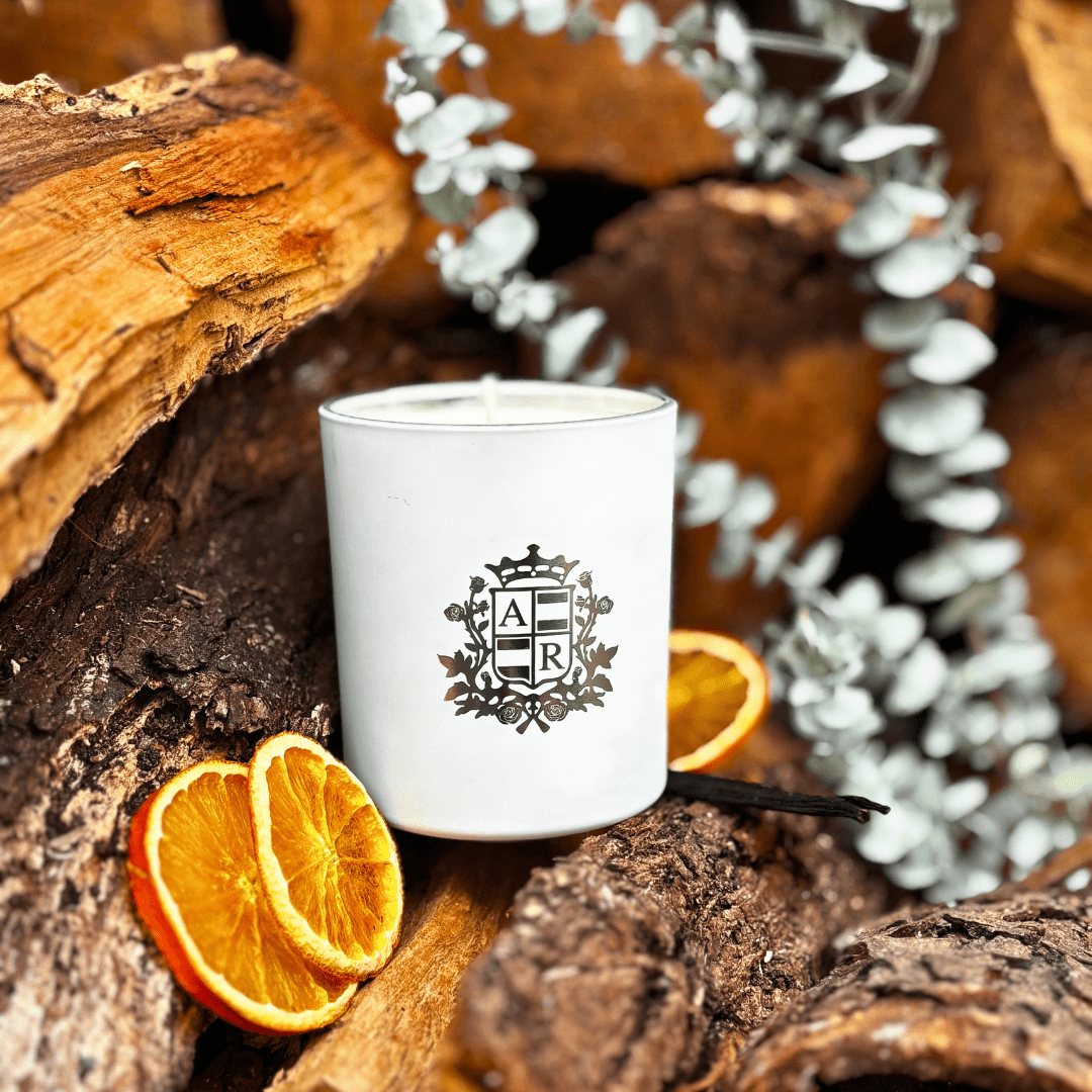 Woodland Zest Scented  Candle - Abbey Rose