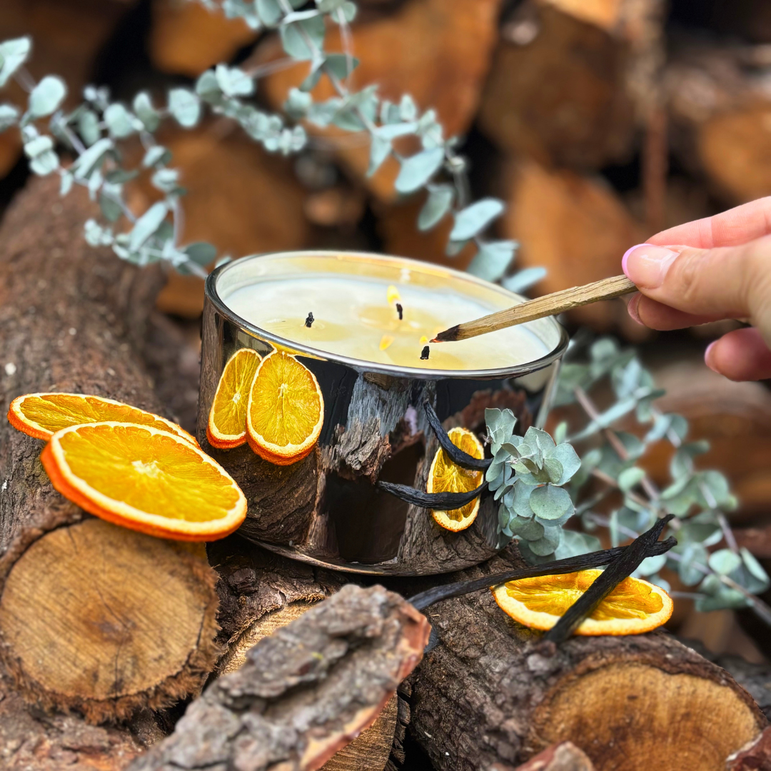Woodland Zest Soy Candle - Abbey Rose